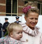 Den Haag 20 oktober 2007
Mabel Wisse Smit Prins Friso en hun dochters Luana en Zaria bij de doop van prinses Ariane.
