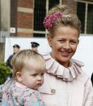 Den Haag 20 oktober 2007
Mabel Wisse Smit Prins Friso en hun dochters Luana en Zaria bij de doop van prinses Ariane.
Peter Smulders bv
