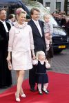 Den Haag 20 oktober 2007
Mabel Wisse Smit Prins Friso en hun dochters Luana en Zaria bij de doop van prinses Ariane.