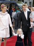 Den Haag 20 oktober 2007
Mabel Wisse Smit Prins Friso en hun dochters Luana en Zaria bij de doop van prinses Ariane.