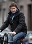 Amsterdam 17 januari 2008
Marc Klein Essink op de fiets in Amsterdam.