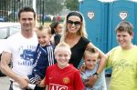 Amsterdam 7 juni 2008
Marc Overmars en zijn vrouw Chantal v Woensel met hun kinderen en zoons van broer bij dag voor ADHD op de toekomst bij Ajax.