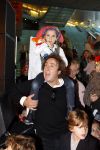Amsterdam 6 oktober 2007
Leontine Marco Jada Senna en Luca Borsato bij de premiere van de Kabouter Plop film in de amsterdam arena Pathe.