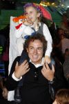 Amsterdam 6 oktober 2007
Leontine Marco Jada Senna en Luca Borsato bij de premiere van de Kabouter Plop film in de amsterdam arena Pathe.