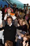 Amsterdam 6 oktober 2007
Leontine Marco Jada Senna en Luca Borsato bij de premiere van de Kabouter Plop film in de amsterdam arena Pathe.