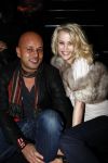 Amsterdam 23 januari 2008
Modeshow Blue Blood tijdens amsterdam fashion week. Maria Kooistra met man steve te pas