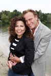 Westerhoven 31 mei 2008
Tros muziekfeest vanuit center parcs in Westerhoven. 
Maribelle met vriend en verloofde Nicolaas