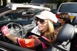 Berg en Dal 10 september 2008
Beau monde rally met cabrio's. 
Marielle Bastiaansen met petje op