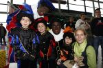 Rotterdam 25 november 2007
Mariska Bauer met zoons Frans Christian  Jan en schoonmoeder bij het feest van sinterklaas in ahoy.
