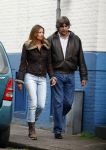 Baarn 13 september 2008
Mariska Hulscher aan het winkelen met haar nieuwe vriend Matthijs Kriegsman.