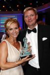 Hilversum 2 juni 2008
Uitreiking musical awards in studio 22. Mariska v Kolk met man
Peter Smulders bv