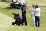 Zandvoort 16 augustus 2008
Pieter v Vollenhoven bij golfwedstrijd van KLM open op de golfbaan in zandvoort.Met Mark Koster
