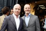 Amsterdam 14 mei 2009
Opening G star winkel op de pc hooftstraat. Mart Visser met zijn partner/vriend Jop
Peter Smulders bv