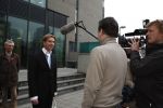 Amsterdam 13 februari 2008 
Rechtzaak van Rob de Nijs en Belinda Meuldijk ivm rattengate. Martijn v d Berg en Thierry Duval waren ook aanwezig alsmede Astrid Collee
Peter Smulders bv