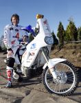 Eindhoven, 9 Februari 2008
Martin Utberg met zijn Honda Motor , TopspeedTV, Heroes Legend
Parijs Dakar.
Foto: Jan van den Dungen