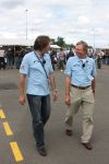 Le Mans, 12 Juli 2008
Le Mans Classic 2008
TV verslaggever/Programmamaker Martin Utberg van Topspeed TV in gesprek met Gijs v Lennep
