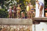 Curacao 13 augustus 2002
Prins Willem Alexander en Maxima aan het zonnen bij hun appartement