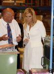 Mdedemblik 17 oktober 2007
Prinses Maxima  bezoekt de Jumbo speelgoed fabriek en doet werk achter de lopende band. Ook speelt ze met kinderen mens erger je niet.