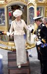 Den Haag 18 september 2007
Koningin Beatrix Prins Willem Alexander Maxima Prinses Margriet Pieter v Vollenhoven Prins Constantijn en Prinses Laurentien bij prinsjesdag met de gouden koets.