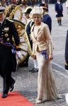 Den Haag 18 september 2007
Koningin Beatrix Prins Willem Alexander Maxima Prinses Margriet Pieter v Vollenhoven Prins Constantijn en Prinses Laurentien bij prinsjesdag met de gouden koets.