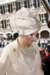 Den Haag 18 september 2007
Koningin Beatrix Prins Willem Alexander Maxima Prinses Margriet Pieter v Vollenhoven Prins Constantijn en Prinses Laurentien bij prinsjesdag met de gouden koets.