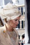 Den Haag 18 september 2007
Koningin Beatrix Prins Willem Alexander Maxima Prinses Margriet Pieter v Vollenhoven Prins Constantijn en Prinses Laurentien bij prinsjesdag met de gouden koets.