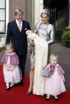 Den Haag 20 oktober 2007
Doop prinses Ariane. Prins Willem Alexander Maxima Ariana Alexia en Amalia.