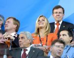 Basel 21 juni 2008
Prins Willem Alexander en Maxima bij nederland Rusland op de EK 2008 in Oostenrijk en Zwitserland.