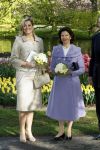 Lisse 22 april 2009
Prinses maxima en koningin Silvia van Zweden in de keukenhof.
Peter Smulders bv