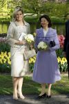 Lisse 22 april 2009
Prinses maxima en koningin Silvia van Zweden in de keukenhof.
Peter Smulders bv