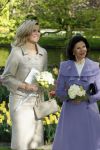 Lisse 22 april 2009
Prinses maxima en koningin Silvia van Zweden in de keukenhof.
Peter Smulders bv