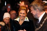 Rotterdam 24 januari 2008
Prinses Maxima doopt boot in rotterdam . Burgemeester Ivo Opstelten ontvangt haar.