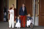Den Haag 26 juni 2007
Fotomoment met Prins Willem Alexander Maxima Prinses Amalia Alexia en Ariane bij de koninklijke stallen. Prinses Alexia viert haar 2e verjaardag.
