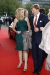 Utrecht 28 april 2009
Pieter v Vollenhoven viert zijn 70e verjaardag in het Beatrix theater in Utrecht. Prinses Maxima en Prins Willem Alexander
Peter Smulders bv