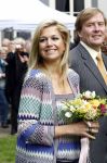 Wassenaar 31 mei 2008
Prinses Maxima en Prins Willem Alexander openen de beeldentuin bij het stadhuis van Wassenaar.