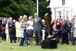 Wassenaar 31 mei 2008
Prinses Maxima en Prins Willem Alexander openen de beeldentuin bij het stadhuis van Wassenaar.