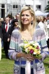 Wassenaar 31 mei 2008
Prinses Maxima en Prins Willem Alexander openen de beeldentuin bij het stadhuis van Wassenaar.