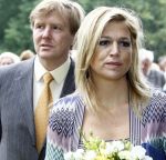Wassenaar 31 mei 2008
Prinses Maxima en Prins Willem Alexander openen de beeldentuin bij het stadhuis van Wassenaar.