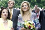 Wassenaar 31 mei 2008
Prinses Maxima en Prins Willem Alexander openen de beeldentuin bij het stadhuis van Wassenaar.