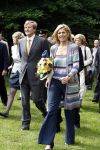 Wassenaar 31 mei 2008
Prinses Maxima en Prins Willem Alexander openen de beeldentuin bij het stadhuis van Wassenaar.