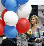 Wassenaar 31 mei 2008
Prinses Maxima en Prins Willem Alexander openen de beeldentuin bij het stadhuis van Wassenaar.