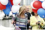 Wassenaar 31 mei 2008
Prinses Maxima en Prins Willem Alexander openen de beeldentuin bij het stadhuis van Wassenaar.