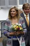 Wassenaar 31 mei 2008
Prinses Maxima en Prins Willem Alexander openen de beeldentuin bij het stadhuis van Wassenaar.