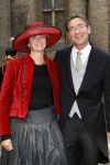 Den Haag 19 september 2007
Prinsjesdag op het binnenhof met de ministers en staatssecretaressen met hoedjes Maxim Verhagen met vrouw