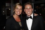 Amsterdam 19 decdember 2007
Sportman van het jaar verkiezing in de rai. Michael Boogerd met zijn vrouw Nerena