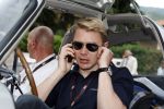Brescia 15 mei 2008
Start van de Mille Miglia in Brescia. State of art rijdt met 2 porsches mee. 
Mika Hakkinen in een Merceders 300 SL