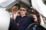 Brescia 15 mei 2008
Start van de Mille Miglia in Brescia. State of art rijdt met 2 porsches mee. 
Mika Hakkinen in een Merceders 300 SL