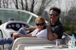 Nederhorst den Berg 13 april 2009
Milika Peterzon en Jurgen Smit met dochter en kleinkind op de boot aan het varen.
Peter Smulders bv