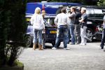 Blaricum/ Hilversum 25 augustus 2008
Rene Natasja Maxim en Didier Froger verhuizen van hun vila naar een rijtjes huis voor het programma Geen cent te makken.