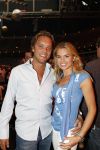 Amsterdam 24 mei 2008
Toppers in concert in de arena met Rene Froger Gordon en Gerard Joling. 
Nicolette v Dam met vriend Bas Smit